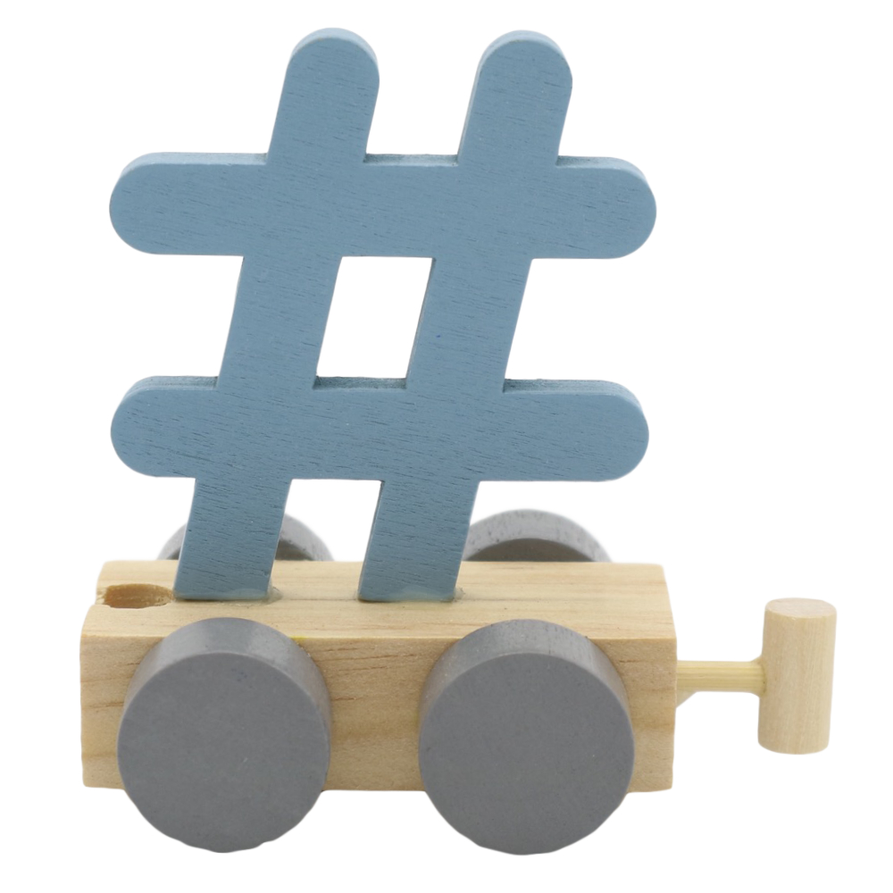 LT603 Trainletter #hashtag blue