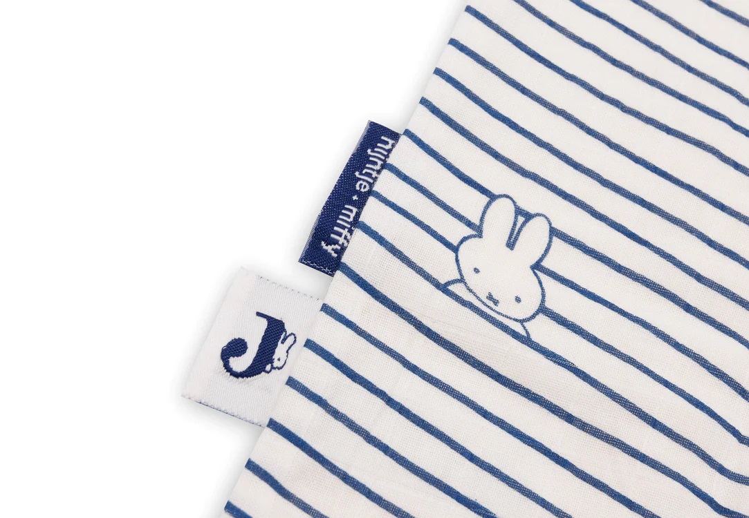 1 1 1 1 a Baby Slaapzak Hydrofiel 110cm Miffy Stripe – Navy2