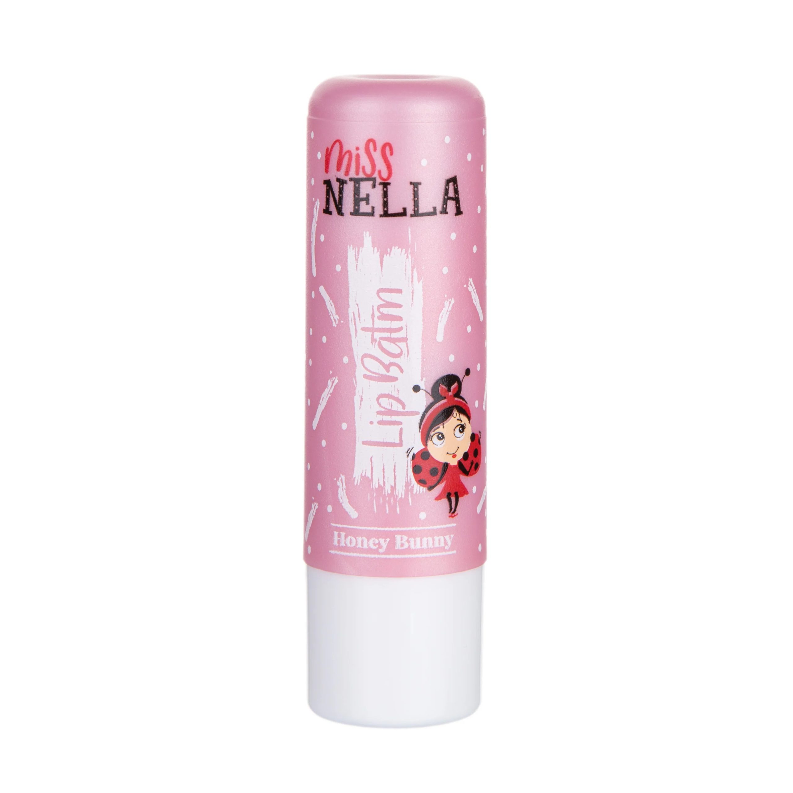 Honey Bunny – Gladde en Veilige Parfumvrije Lippenbalsem voor kinderen Miss Nella