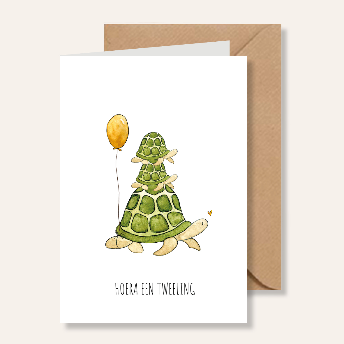 HOERA EEN TWEELING SCHILDPADJES Juulz Illustrations