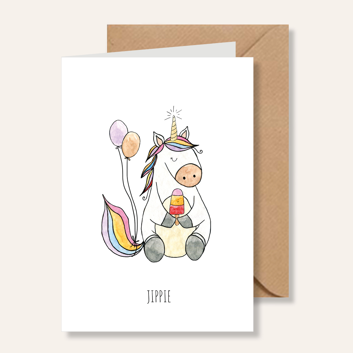 UNICORN JIPPIE Juulz Illustrations