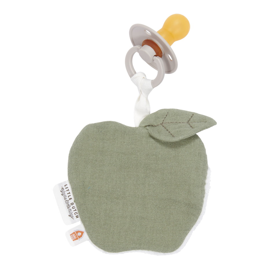 Speendoekje Hydrofiel Appel Olive Little Dutch