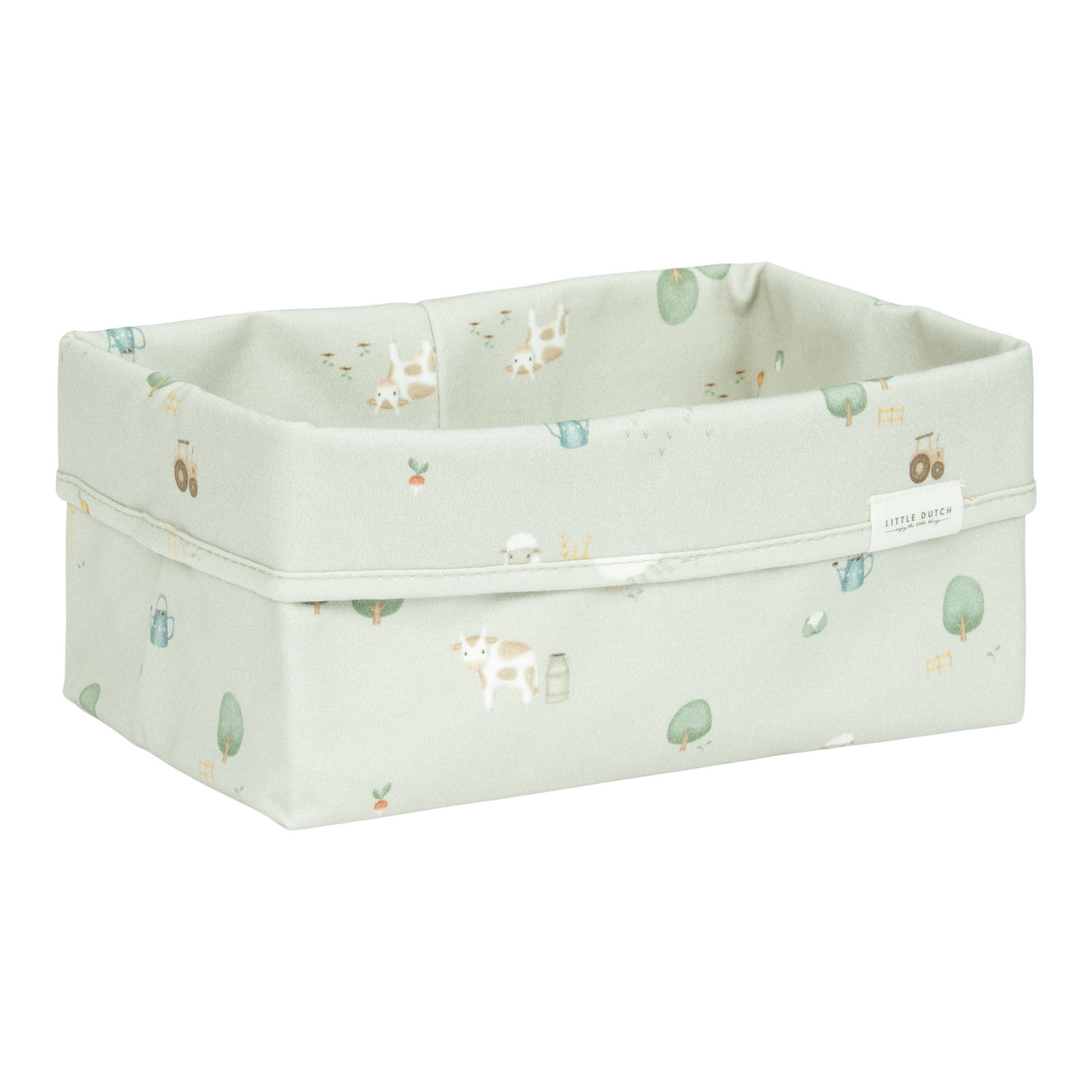 TE30514022 – Storage basket large Little Farm Olive (1)