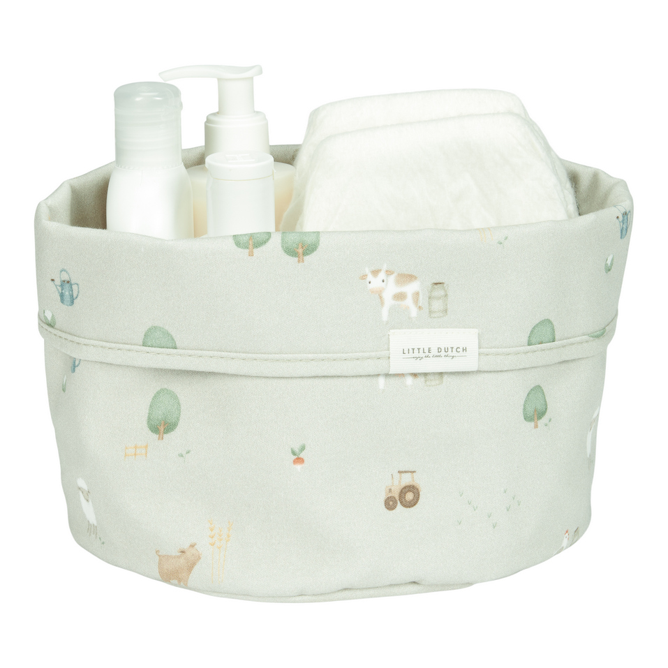 TE30614022 – Storage basket round Little Farm Olive (2)