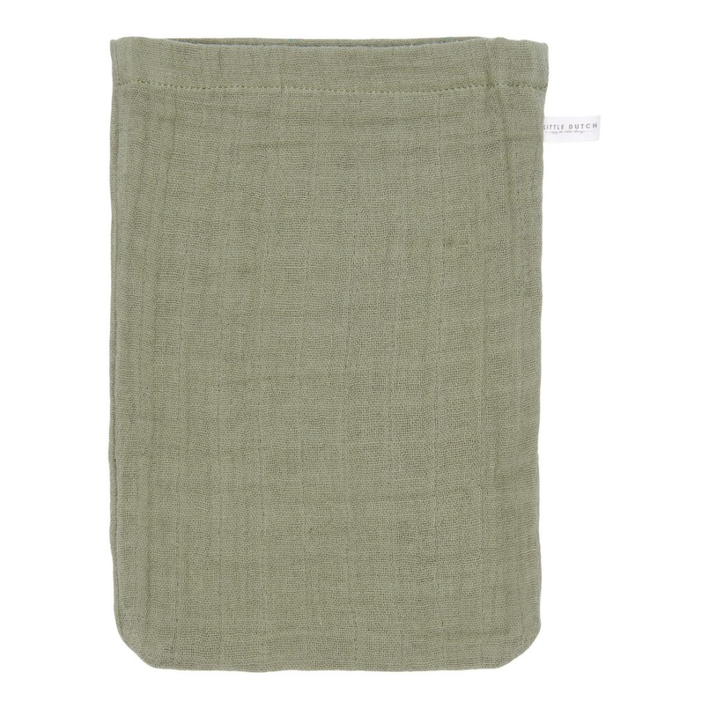 TE51614022 – Washcloths set muslin Little Farm Olive – Little Farm (1)