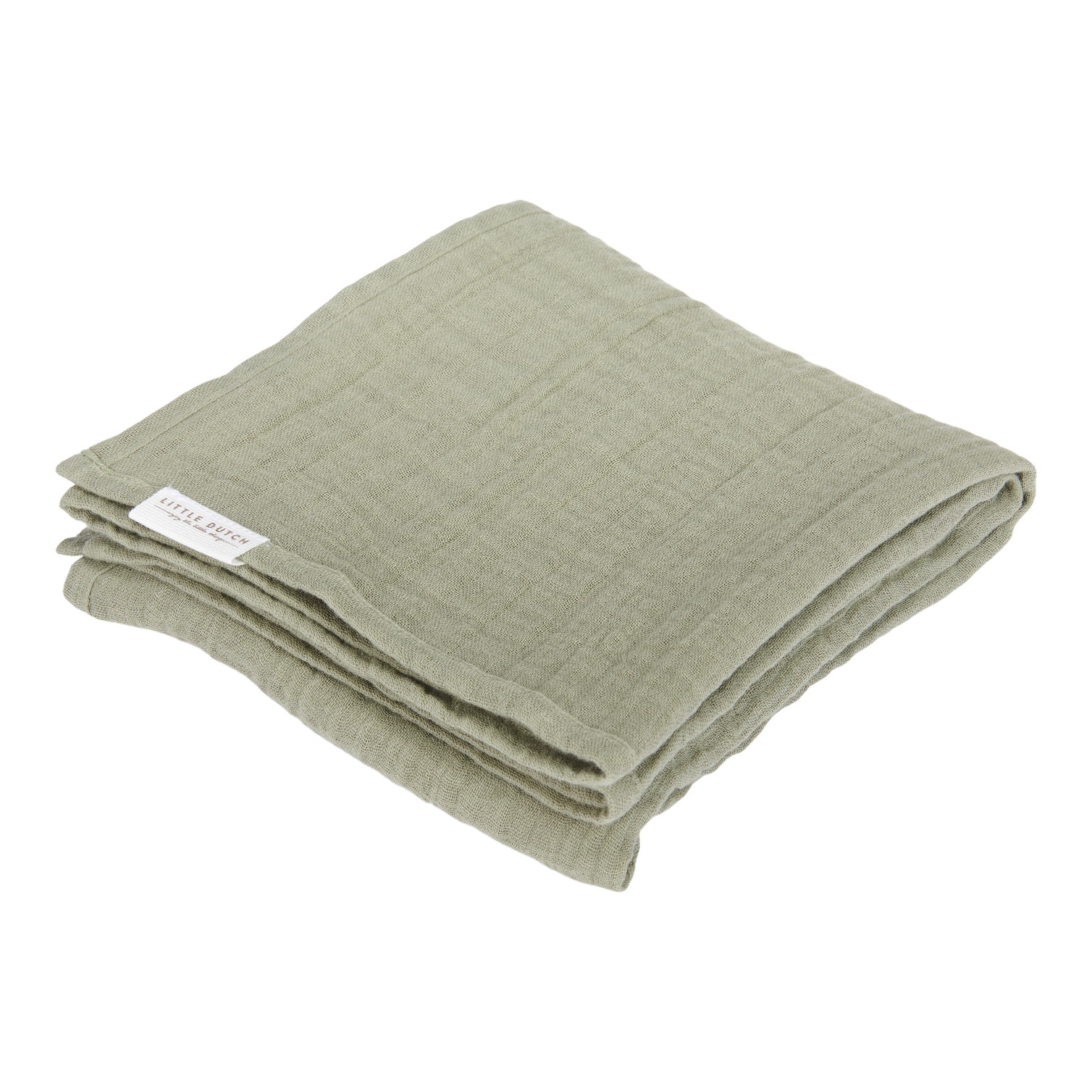 TE51914025 – Swaddle muslin Olive – Little Farm (1)