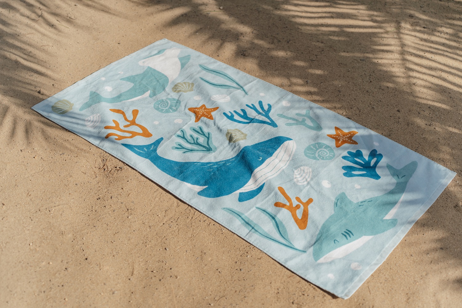 125834 – Beach Towel – Ocean Dreams Blue (1)