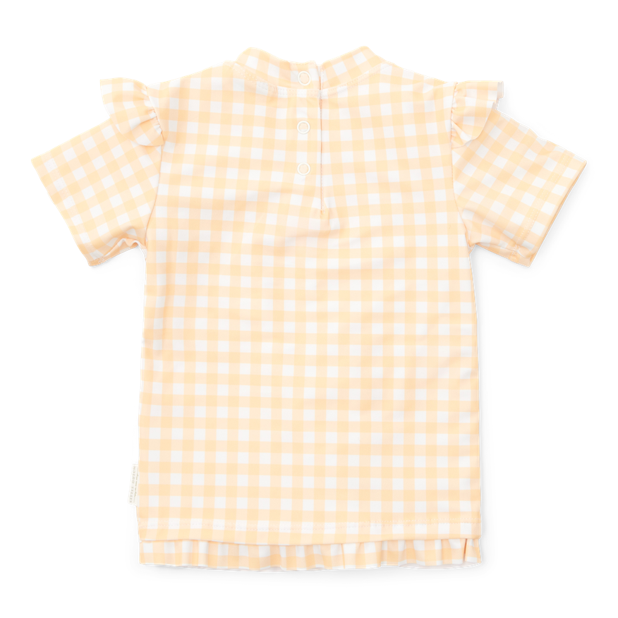 CL24048168 – CL24048169 – CL24048170 – CL24048171 – product – Swim T-shirt short sleeves ruffles Sunshine Checks (2)