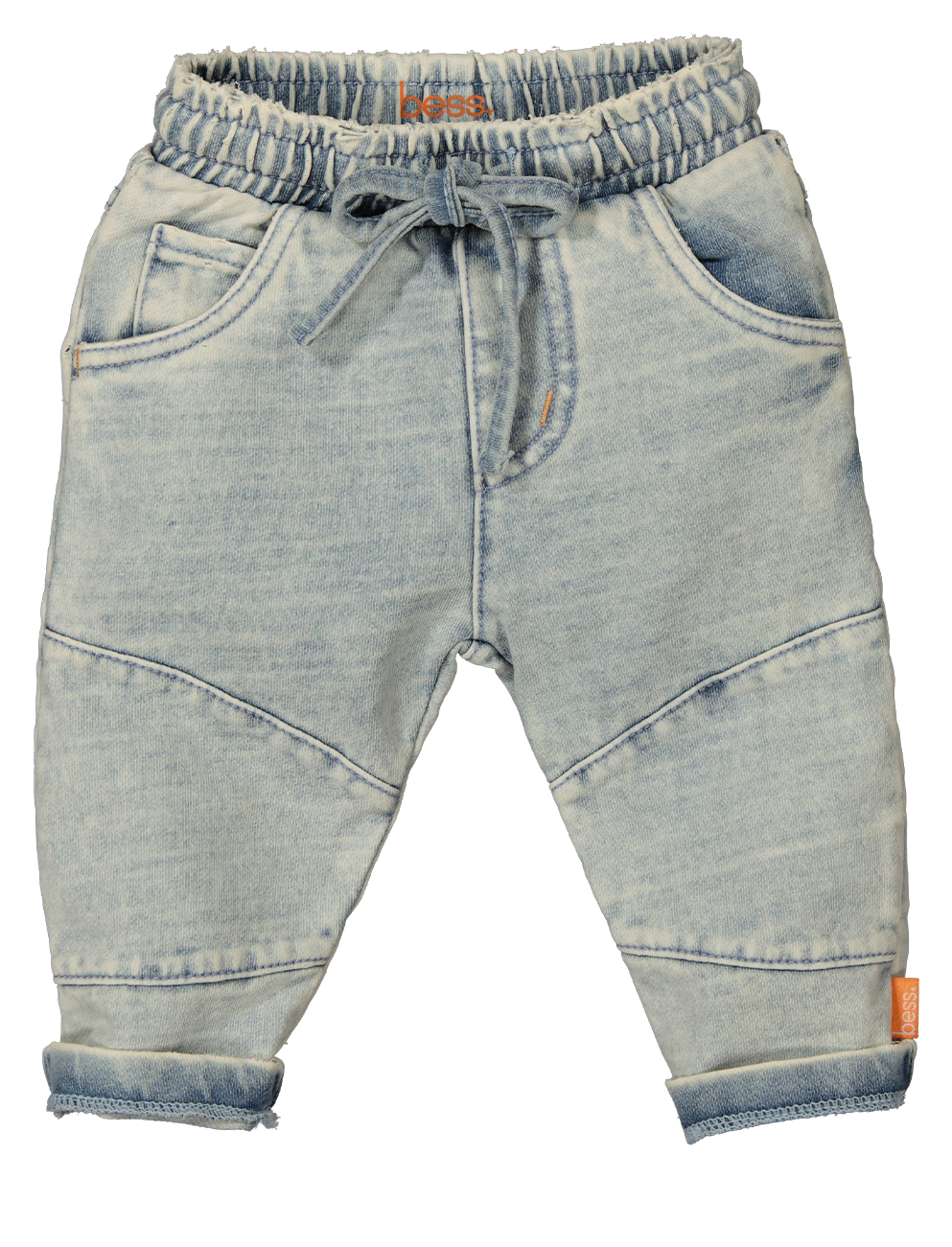 BESS Pants Jog Denim Light Wash B.E.S.S.