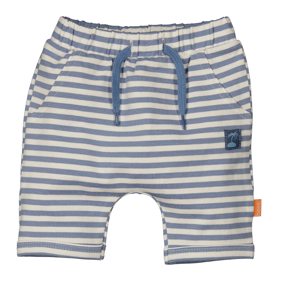 BESS Shorts Striped White B.E.S.S.