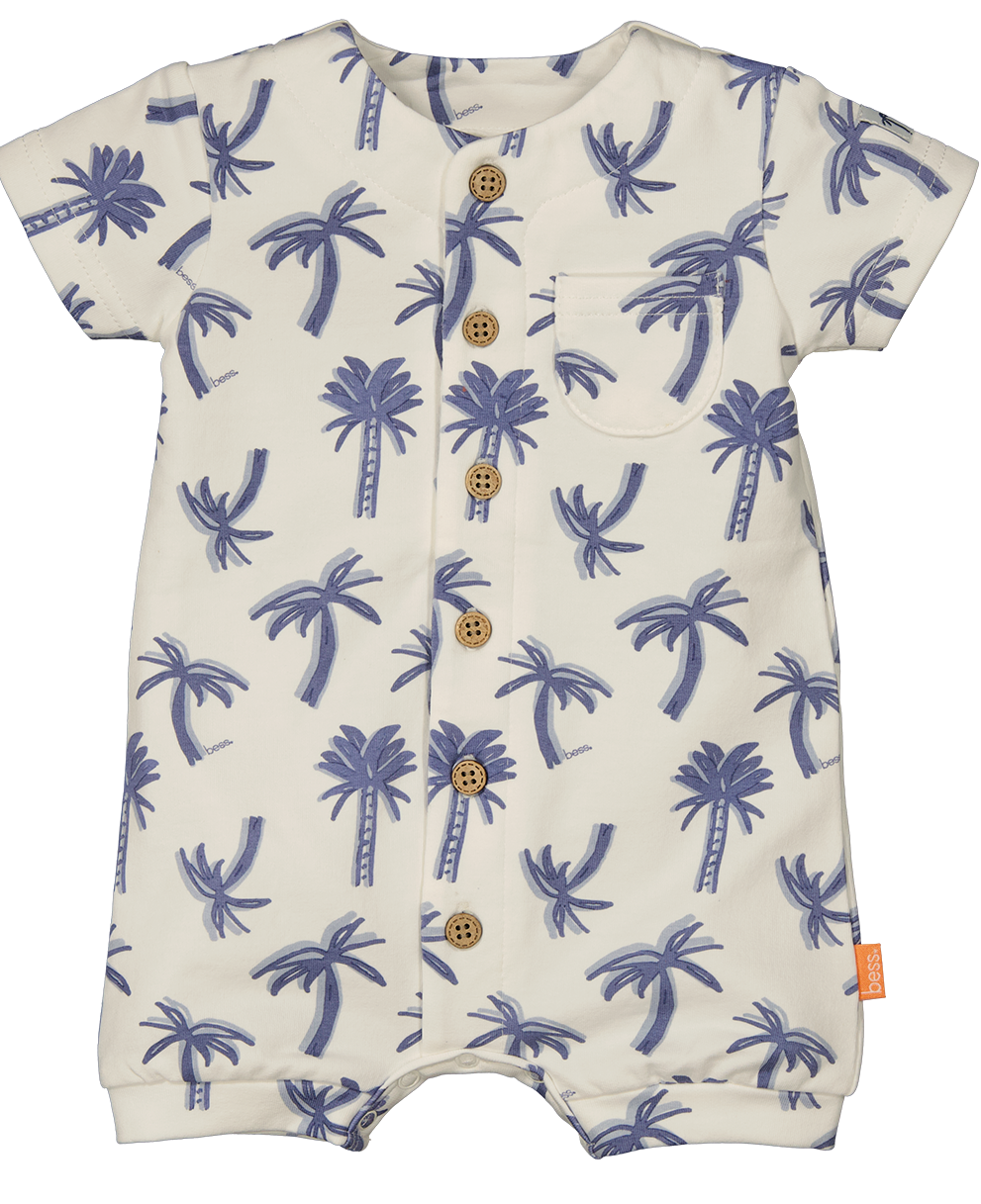 BESS Playsuit Aop Palm B.E.S.S.