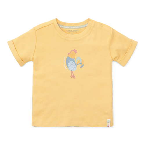 T-shirt korte mouw Sunny Yellow Little Dutch
