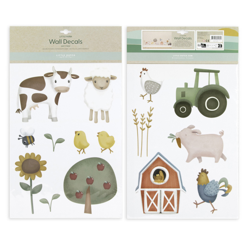 Muurstickers little Farm 1