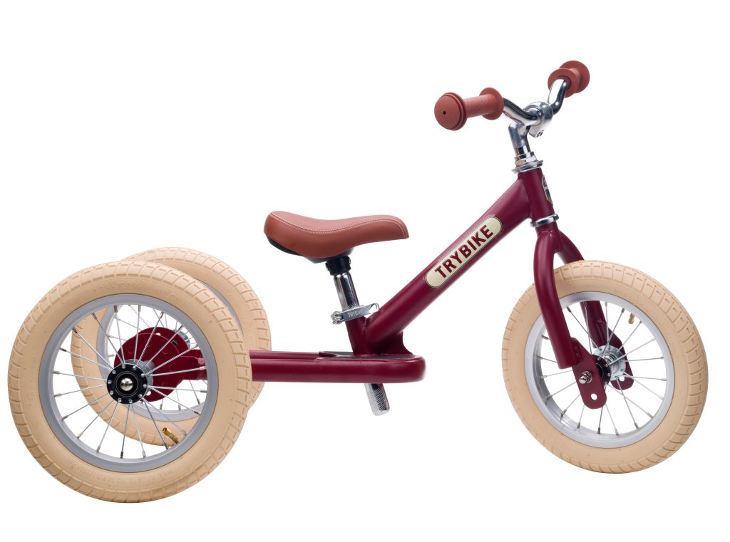 Trybike 3 wheeler matt red classic sticker (1)